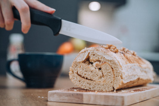 Coffee & Walnut Swiss Roll