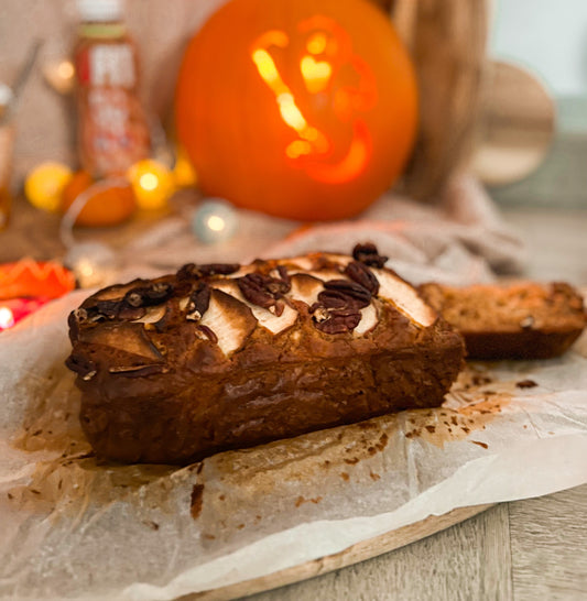 Protein Cinnamon Apple Loaf