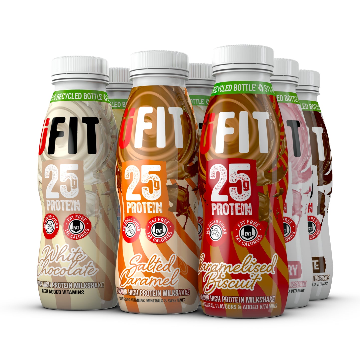 UFIT 25G PROTEIN SHAKE DRINK VARIETY PACK - 9 BOTTLES