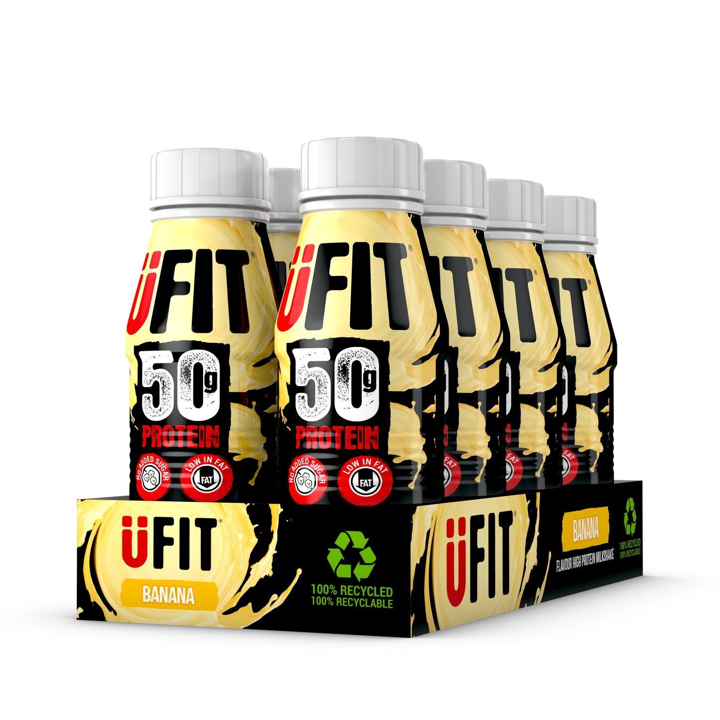 UFIT 50G HIGH PROTEIN SHAKE DRINK – 8 x 500ML