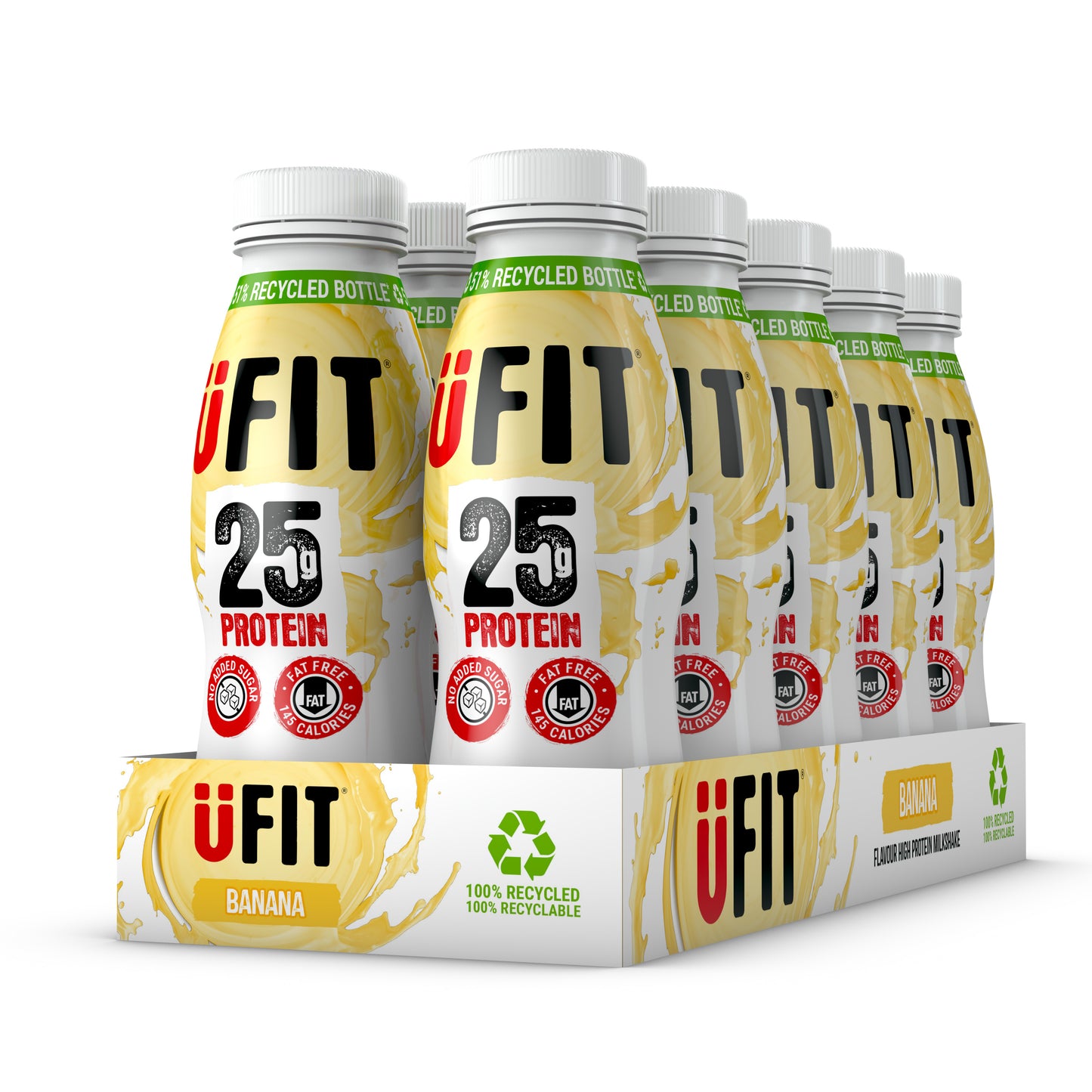 UFIT 25G HIGH PROTEIN SHAKE DRINK - 10x330ML (CLEARANCE)