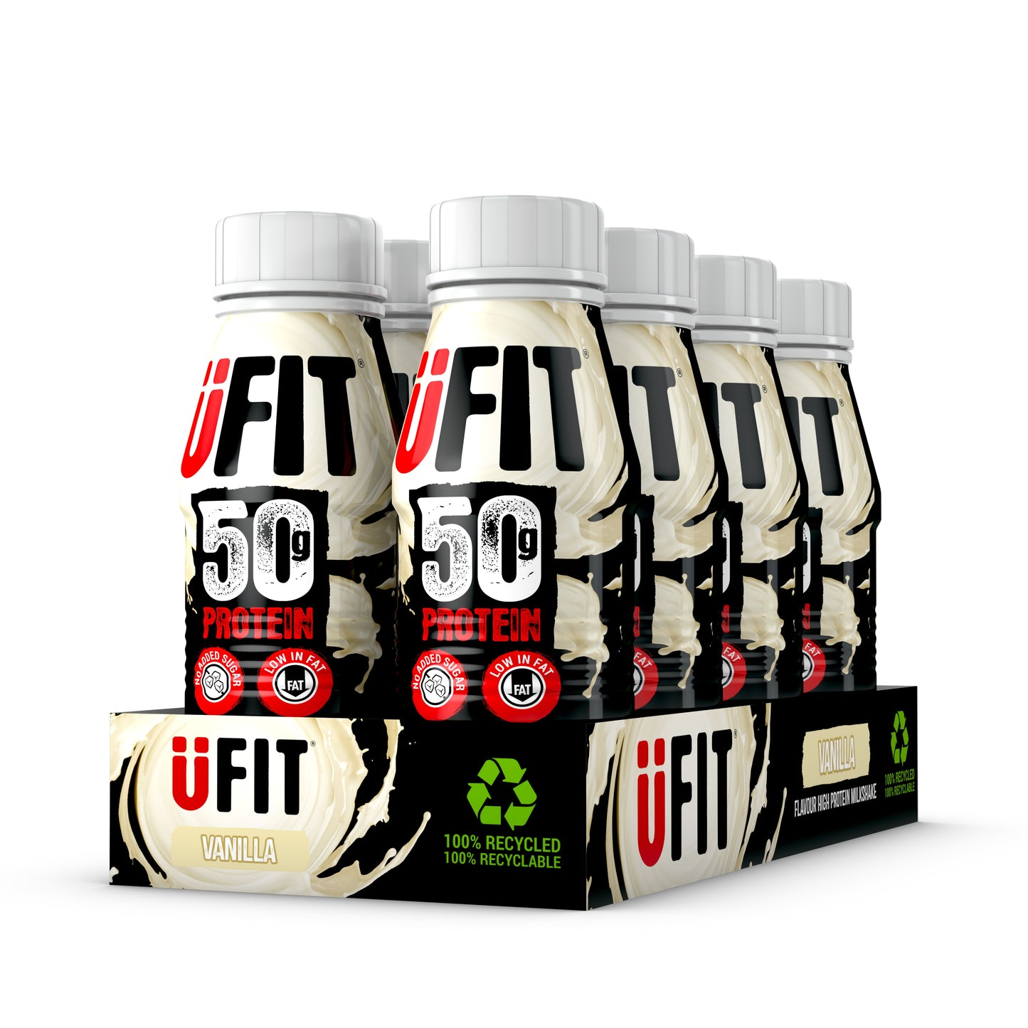 UFIT 50G HIGH PROTEIN SHAKE DRINK – 8 x 500ML