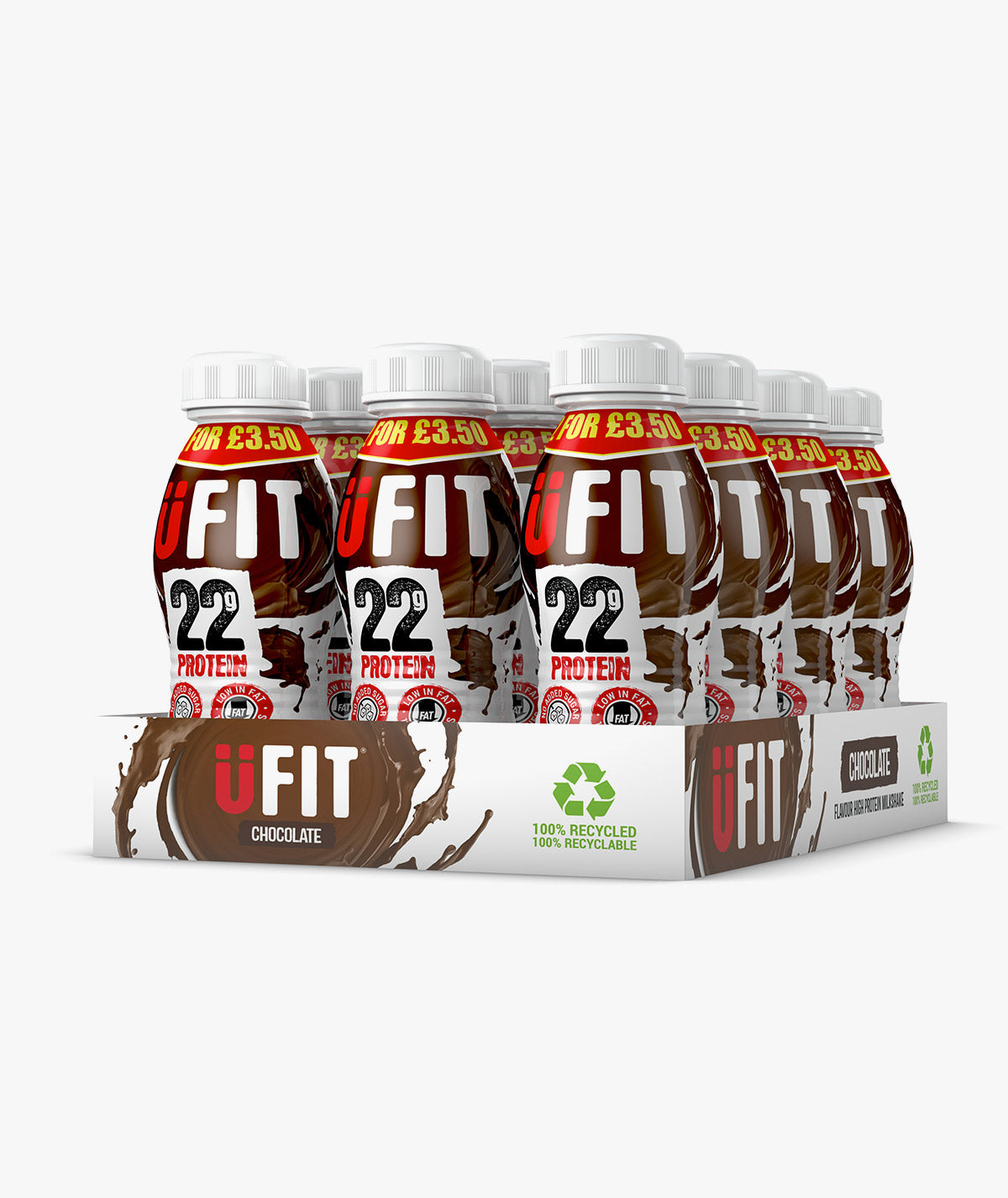 UFIT 22G HIGH PROTEIN SHAKE DRINK - 12x310ML