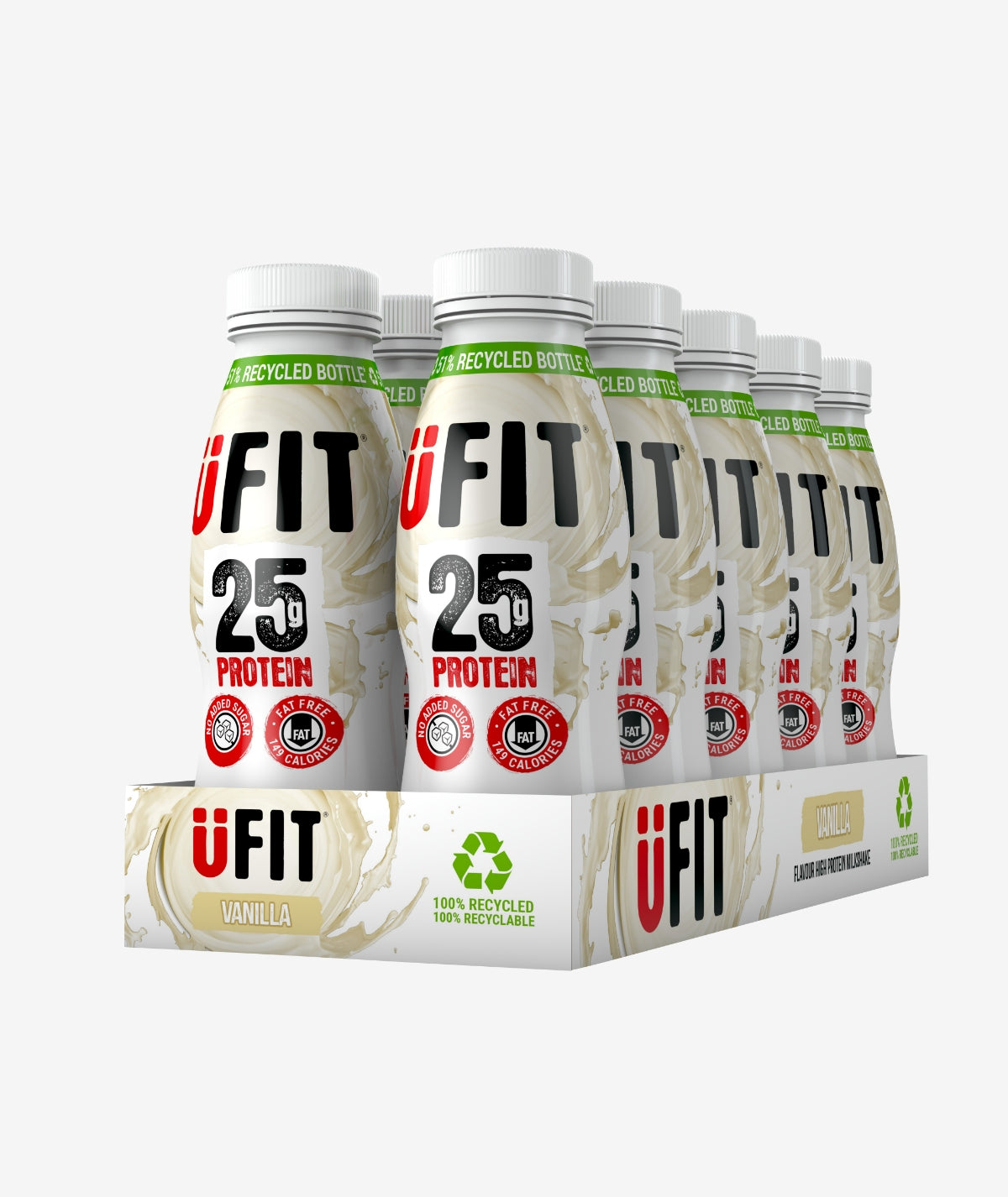 UFIT 25G HIGH PROTEIN SHAKE DRINK - 10x330ML (CLEARANCE)