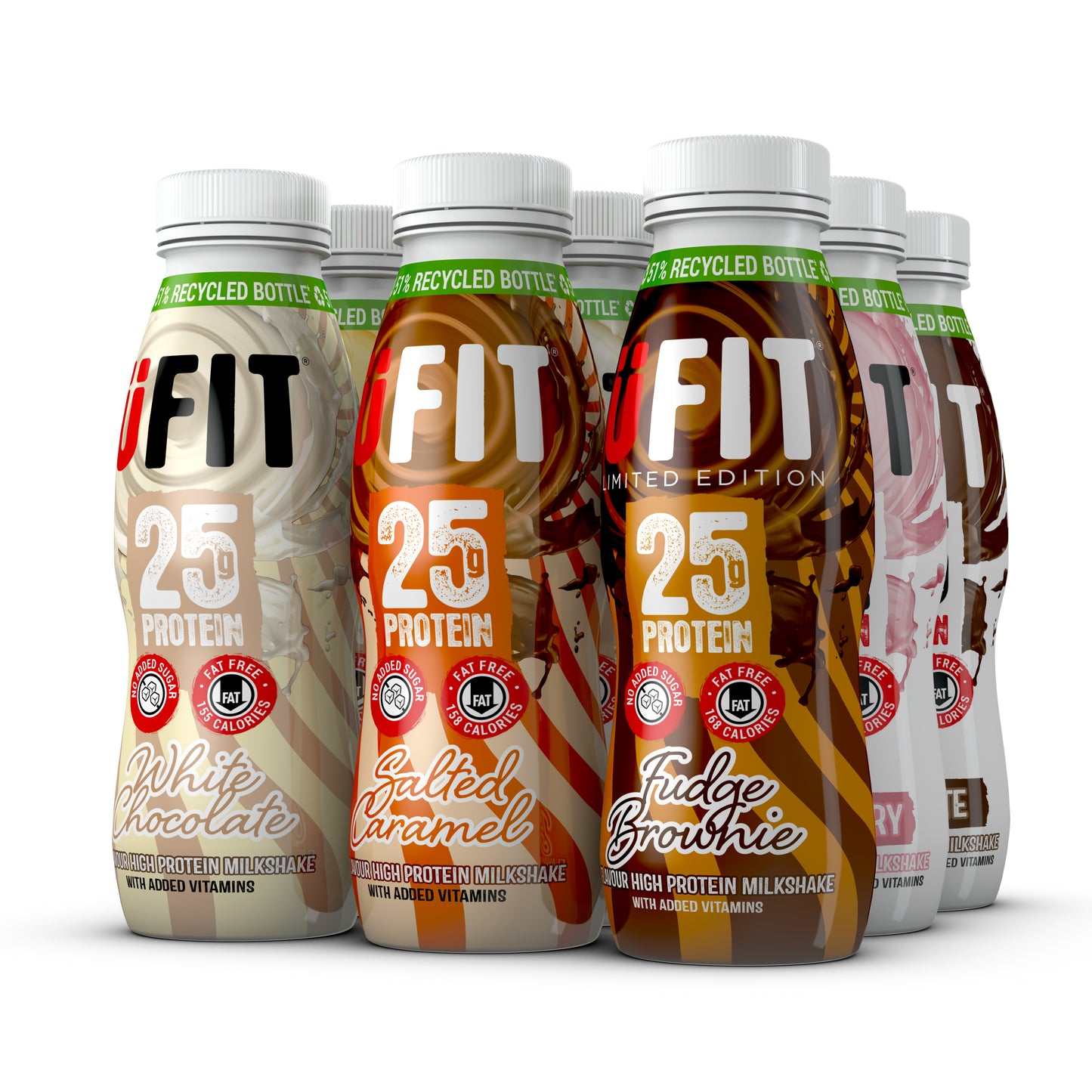 UFIT 25G PROTEIN SHAKE DRINK VARIETY PACK - 9 BOTTLES