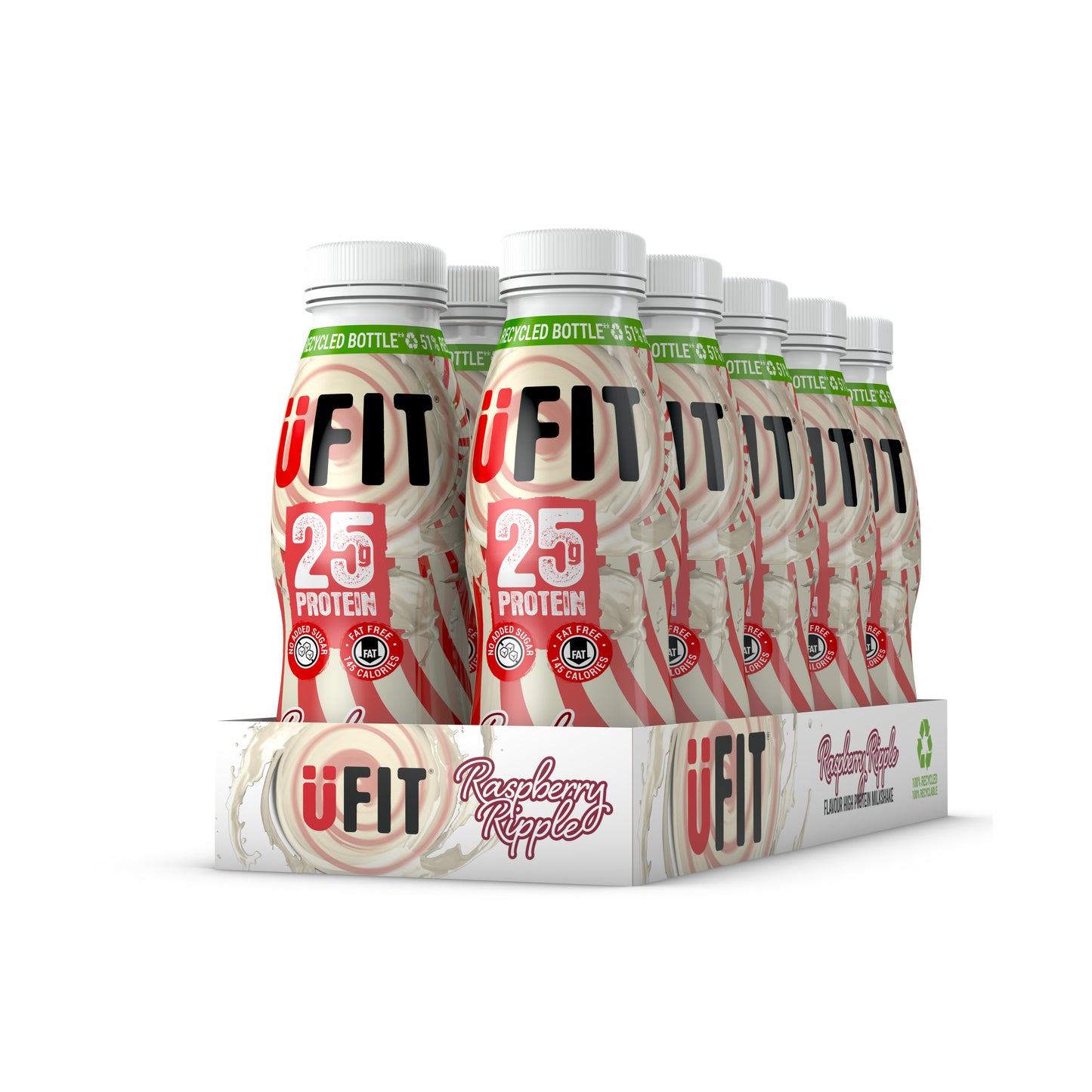 UFIT 25G HIGH PROTEIN SHAKE DRINK - 10x330ML