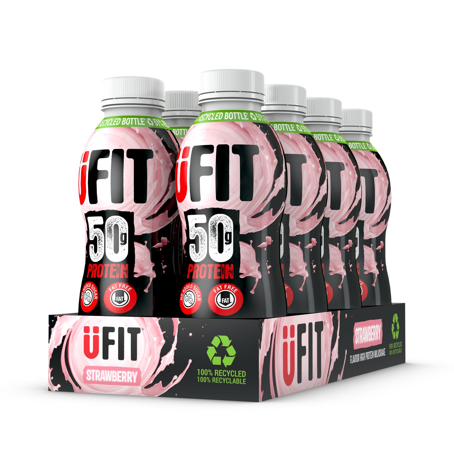 UFIT 50G HIGH PROTEIN SHAKE DRINK – 8 x 500ML