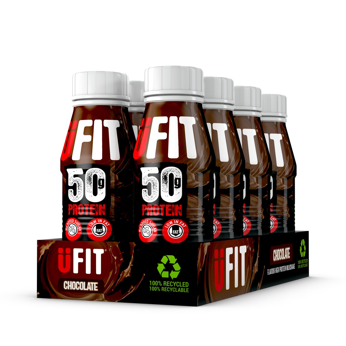 UFIT 50G HIGH PROTEIN SHAKE DRINK – 8 x 500ML