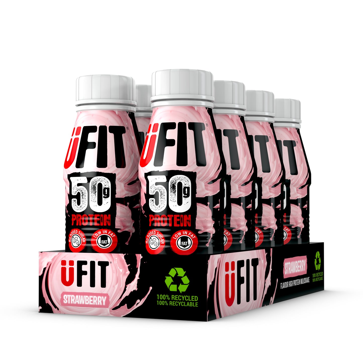UFIT 50G HIGH PROTEIN SHAKE DRINK – 8 x 500ML