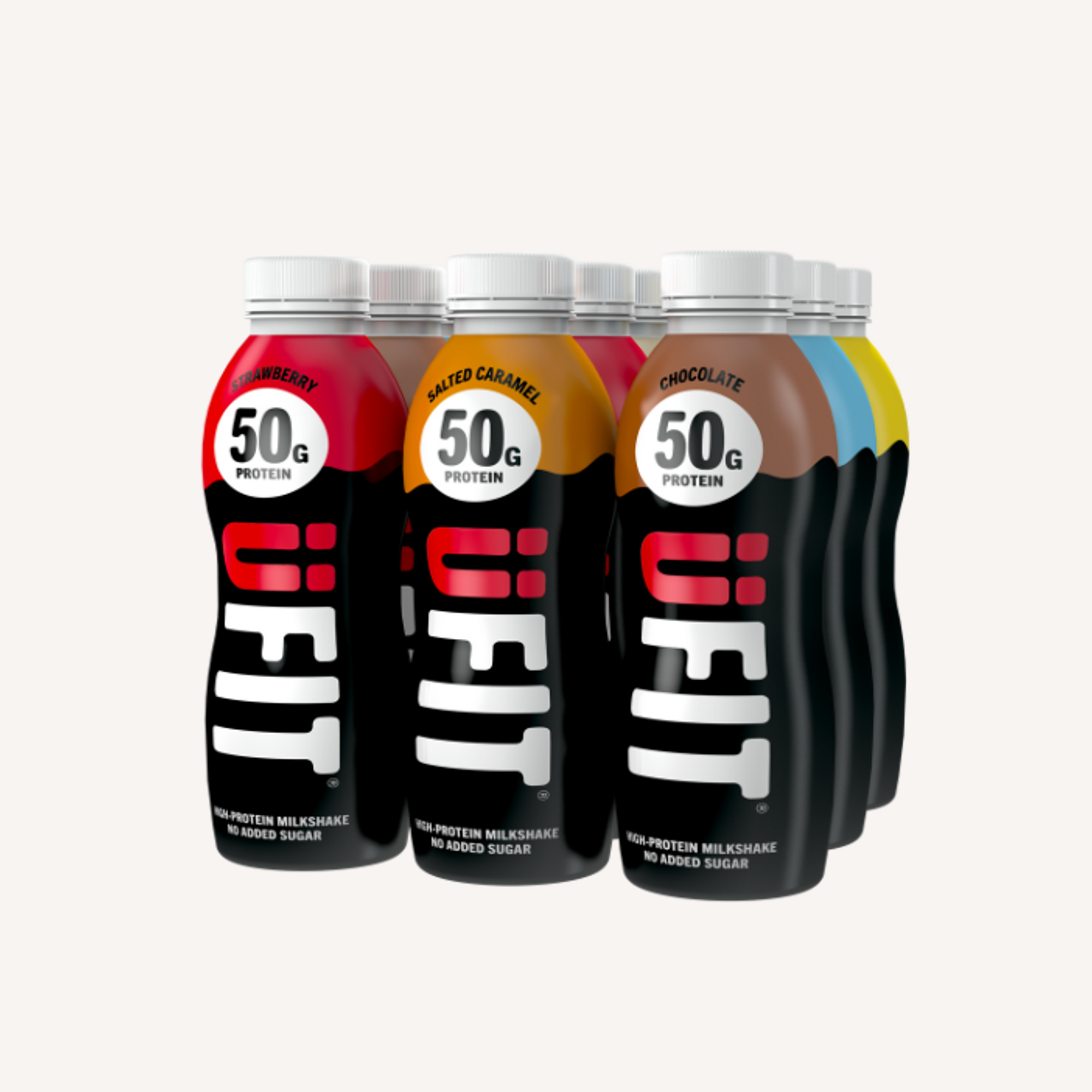 Ufit Raspberry 50G PROTEIN MILKSHAKE VARIETY PACK - 9x500ML – UFIT High Protein Drinks ...