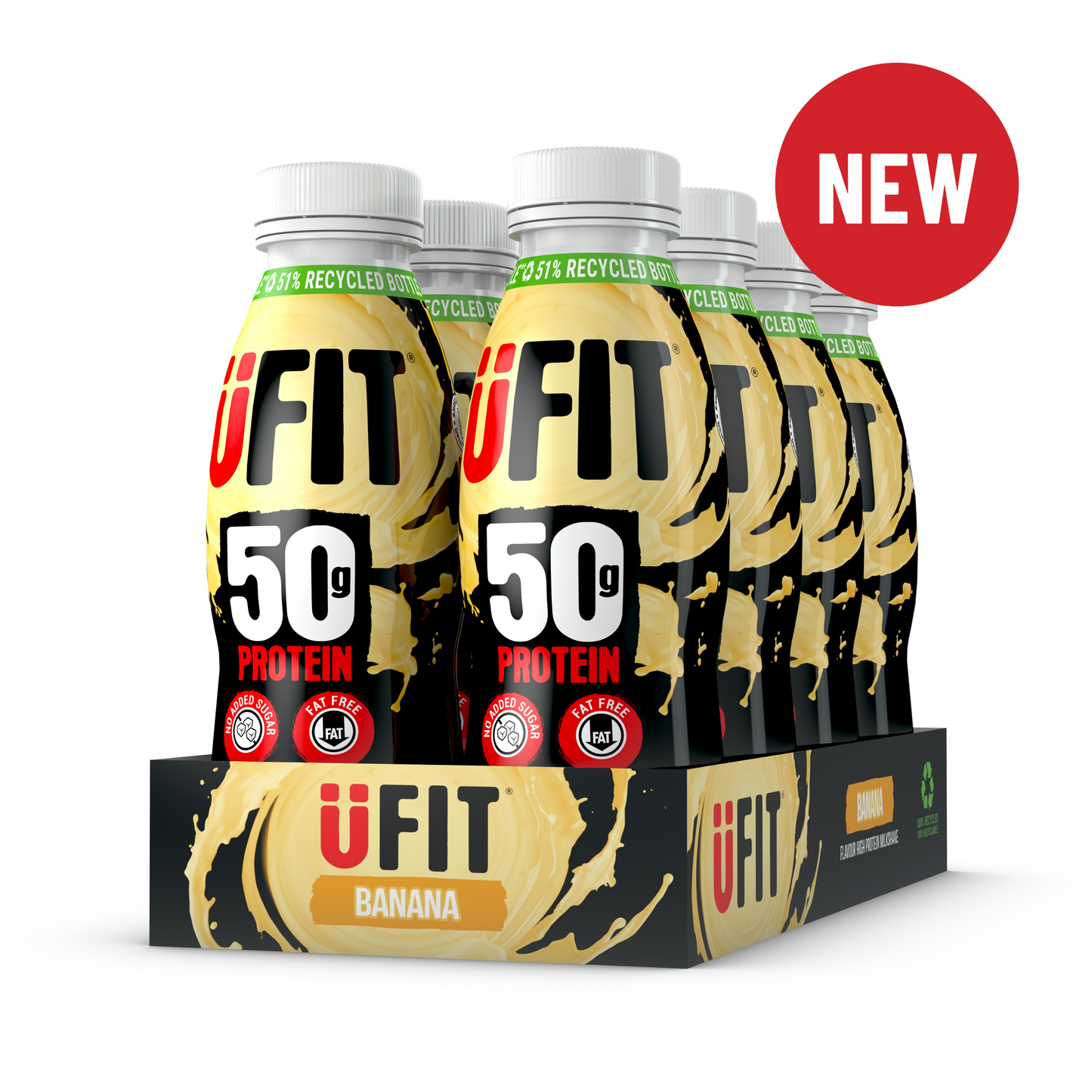 UFIT 50G HIGH PROTEIN SHAKE DRINK – 8 x 500ML