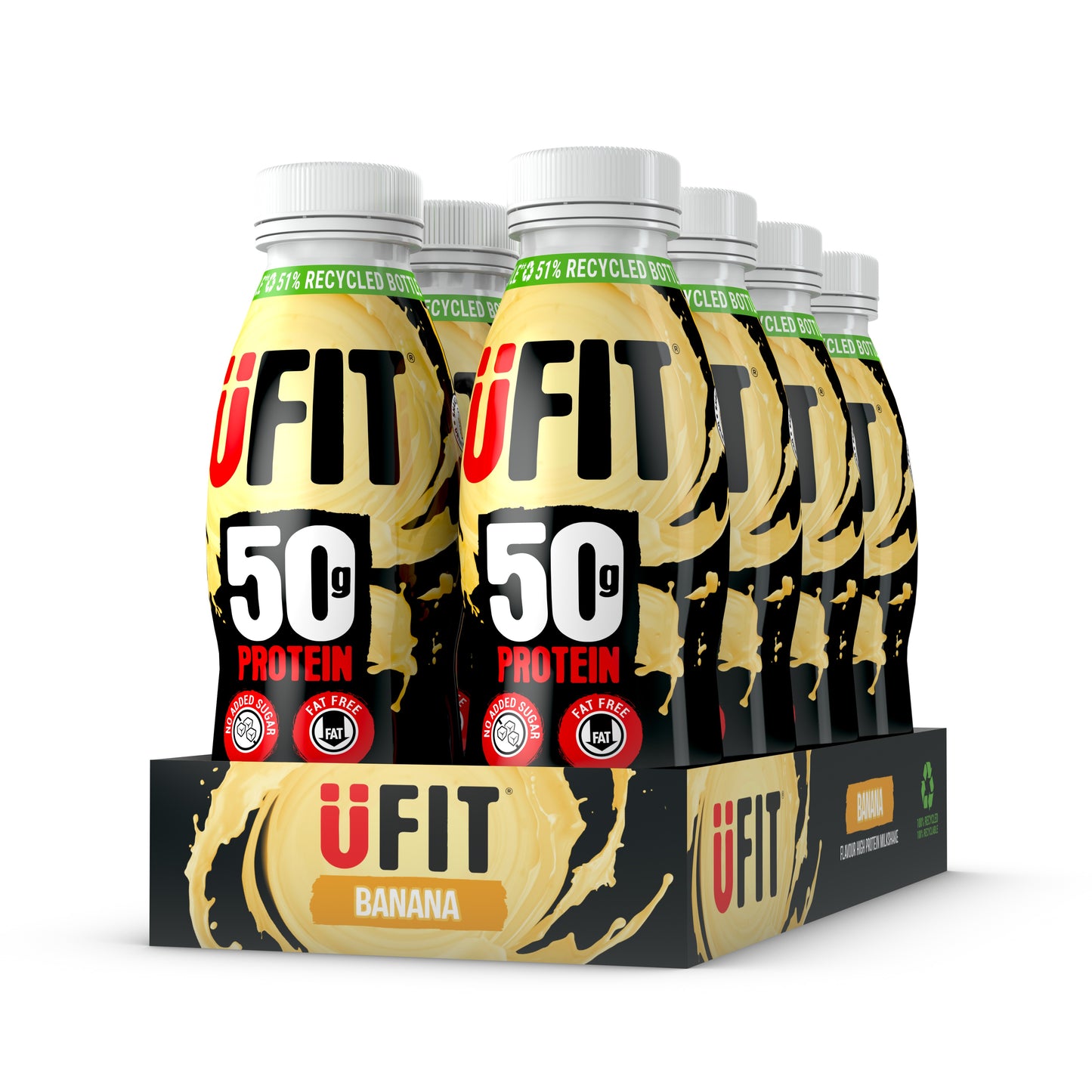 UFIT 50G HIGH PROTEIN SHAKE DRINK – 8 x 500ML