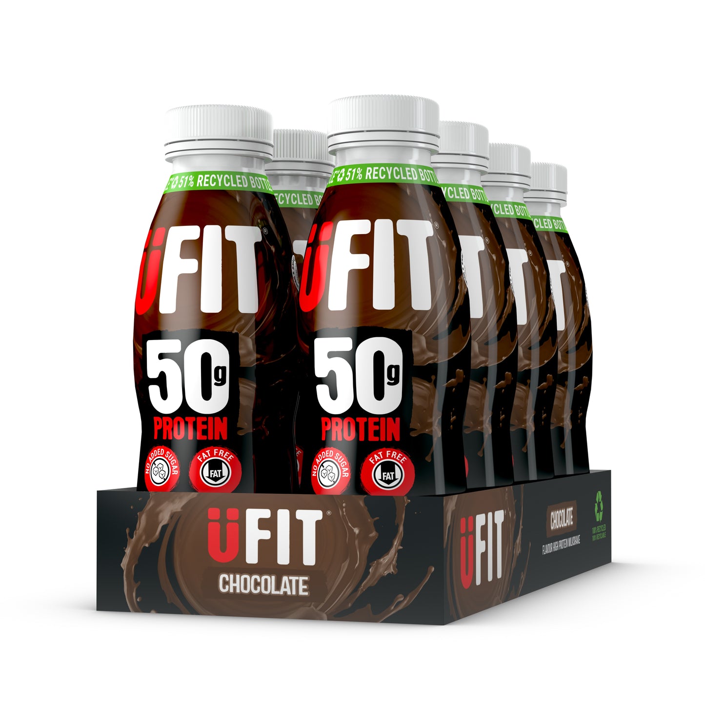 UFIT 50G HIGH PROTEIN SHAKE DRINK – 8 x 500ML