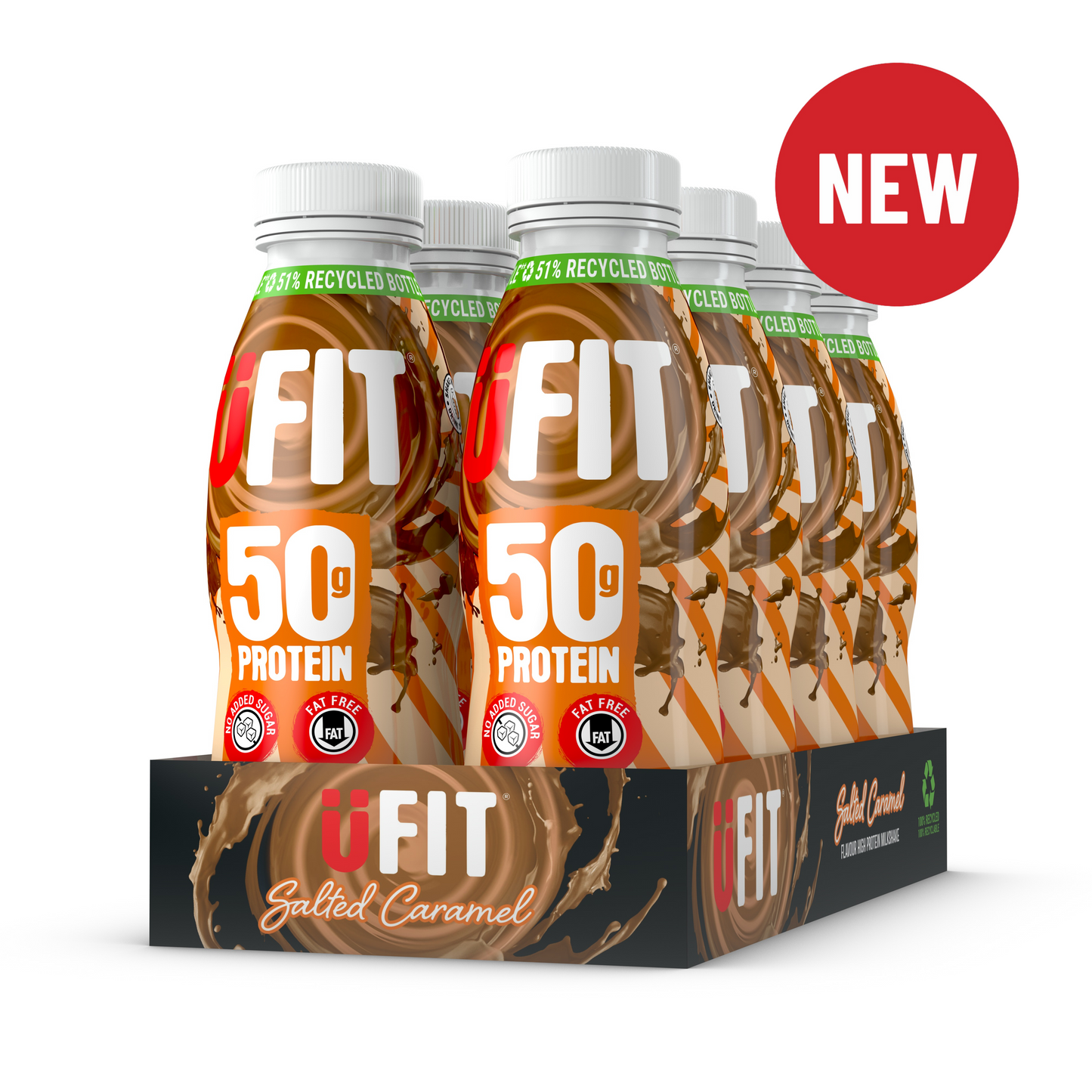 UFIT 50G HIGH PROTEIN SHAKE DRINK – 8 x 500ML