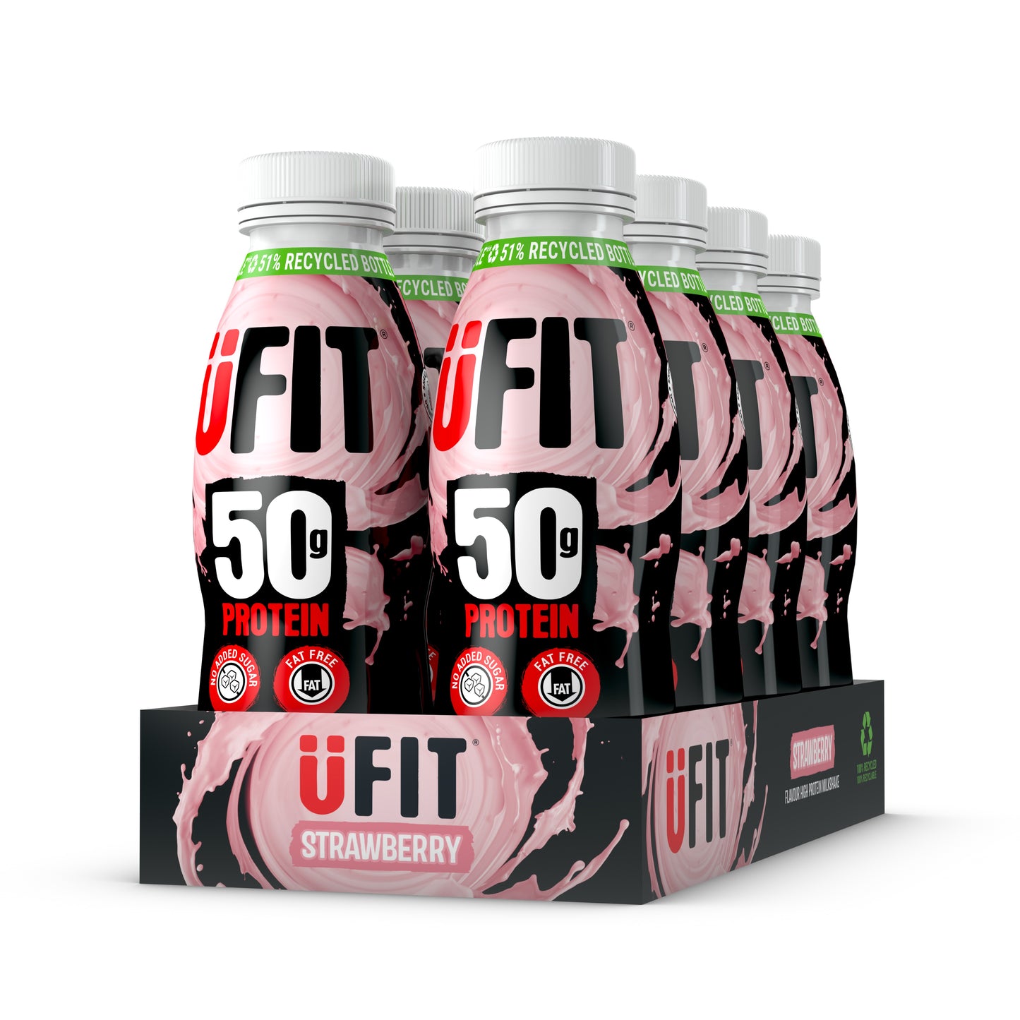 UFIT 50G PROTEIN - 3 CASES OF 8 FOR £45 (PACKS MAY VARY)