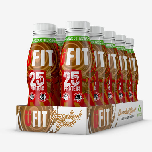 UFIT 25G HIGH PROTEIN SHAKE DRINK - 10x330ML (CLEARANCE)
