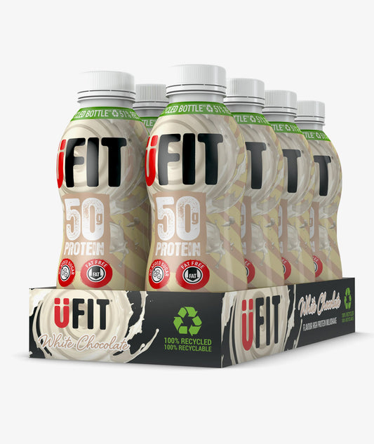 UFIT 50G HIGH PROTEIN SHAKE DRINK – 8 x 500ML (CLEARANCE)