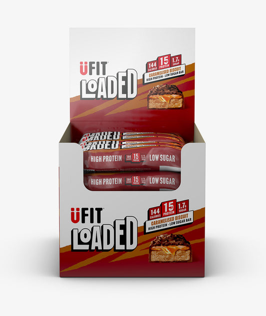 UFIT LOADED HIGH PROTEIN BAR – 16X45G