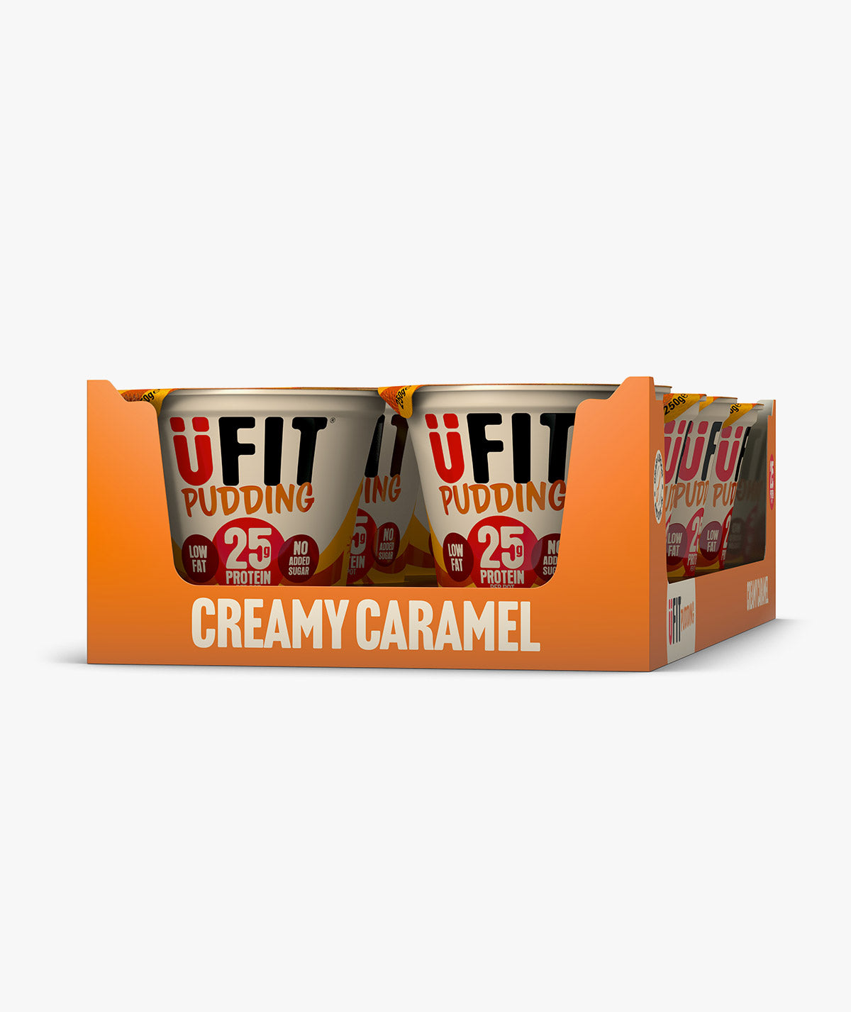 UFIT 25G PROTEIN PUDDING – 3 boxes of 8 (24 pots). Min Shelf Life: 15 Days